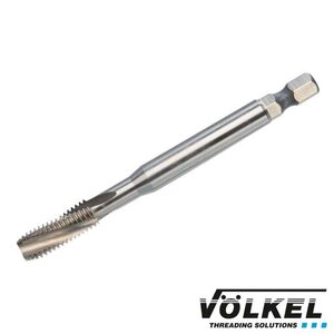 HexDrive machinetap, DIN 376, HSS-E, vorm C /15° RSP met rechtsspiraal, M 12 x 1.75