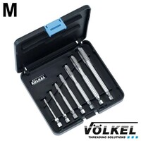 HexDrive machinetappenset, DIN 371/376, HSS-E, vorm B met schilaansnijding, M 3 - M 12