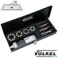 HexTap DS- en snijmoerenset voor sanitair 9dlg, G 1/4 - G 3/4''