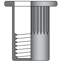 Blindklinkmoeren M8 - RVS A2 - gesloten cilindrische kop - klembereik: 0.5-3.0mm - 250 stuks