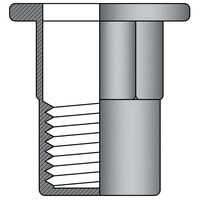 Blindklinkmoeren M5 - staal - gesloten half zeskant cilindrische kop - klembereik: 0.5-3.0mm - 250 stuks
