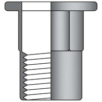 Blindklinkmoeren M4 - staal - half zeskant cilindrische kop - klembereik: 3.0-5.0mm - 250 stuks