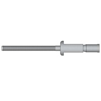 Structurele popnagels type M 6.4 x 14.0mm - Alu/Alu - bolkop - klembereik: 2.1 - 9.5mm - 250 stuks