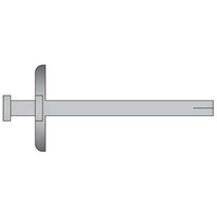 Slag popnagels 4.8 x 45.0mm - Alu/RVS A2 - extra grote bolkop - klembereik: 41.0 - 43.0mm - 250 stuks