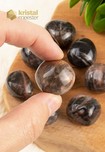 Black Moonstone Tumbled Stones