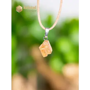 Imperial Topaz pendant with silver loop - no. 3