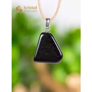 Onyx pendant with silver loop - no. 3