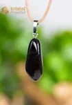 Onyx pendant with silver loop - no. 4