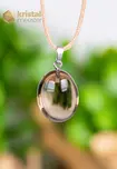 Smokey Quartz Pendant with silver loop - no. 4