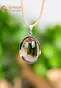 Smokey Quartz Pendant with silver loop - no. 4