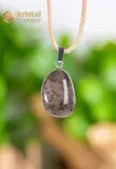 Merlinite Pendant with silver loop - no. 4