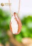 Polychrome Jasper Drop Shaped Pendant - no. 2