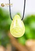 Green Opal Drop Shaped Pendant - no. 1