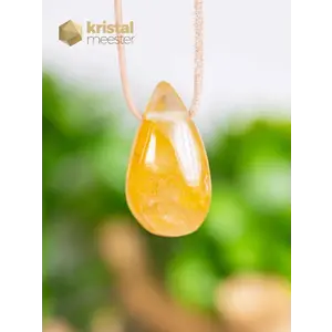 Golden Healer Drop Shaped Pendant - no. 2