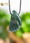 Moss Agate EX pendant, drilled - no. 3