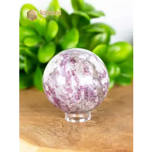 Pink Tourmaline Sphere - 5.7 cm
