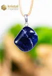 Sodalite EX Pendant with silver loop - no. 2