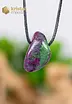 Ruby in Zoisite Pendant drilled - no. 4