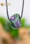Ruby in Zoisite Pendant drilled - no. 3