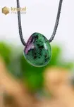 Ruby in Zoisite Pendant drilled - no. 2