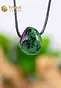 Ruby in Zoisite Pendant drilled - no. 2