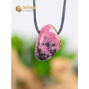 Rhodonite EX Pendant, drilled - no. 3