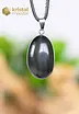 Rainbow Obsidian Pendant with silver loop - no. 3