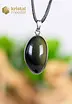 Rainbow Obsidian Pendant with silver loop - no. 2