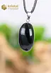 Rainbow Obsidian Pendant with silver loop - no. 1