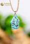 Turquoise Pendent with ring - no. 3