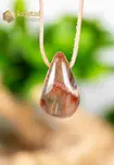 Petrified Wood pendant, drilled - no. 1