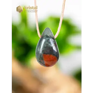 Vulcan Jasper Drop Shaped Pendant - no. 1