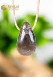 Black Moonstone Drop Shaped Pendant - no. 4