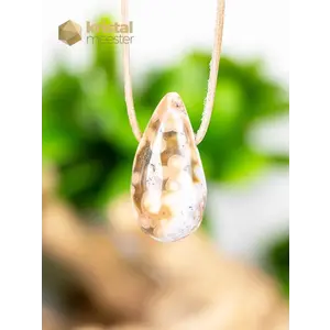 Ocean Jasper drop shaped pendant - no. 1