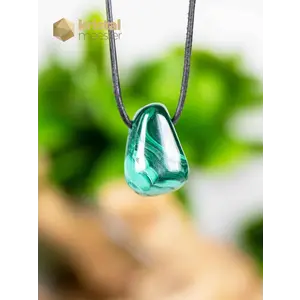 Malachite Pendant drilled - no. 3