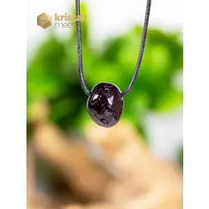 Garnet EX pendant drilled - no. 6