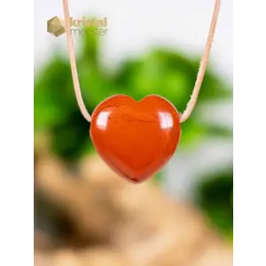 Red Jasper Heart Pendant