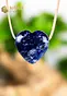 Sodalite Heart Pendant