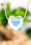 Opalite Heart Pendant (man-made)