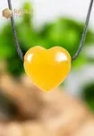 Calcite Yellow Heart Pendant