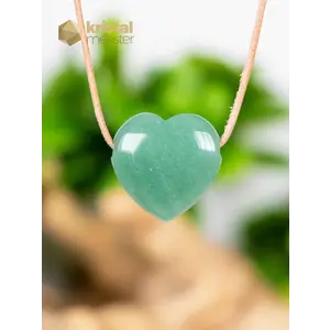Aventurine Green Heart Pendant