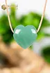 Aventurine Green Heart Pendant