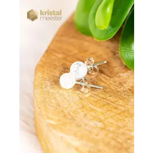 Iris Quartz Earrings - 6 mm