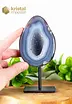 Agate Geode on stand - no. 3