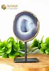 Agate Geode on stand - no. 2