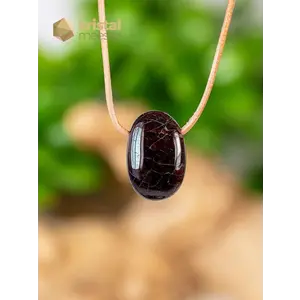 Garnet EX pendant drilled - no. 3