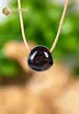 Garnet EX pendant drilled - no. 2