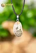 Howlite EX Pendant with silver loop - no. 4