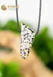 Dalmatian Jasper EX pendant, drilled - no. 3