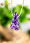 Charoite EX pendant drilled - no. 4